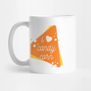 I Love Candy Corn - Funny Halloween 2020 (White) Mug